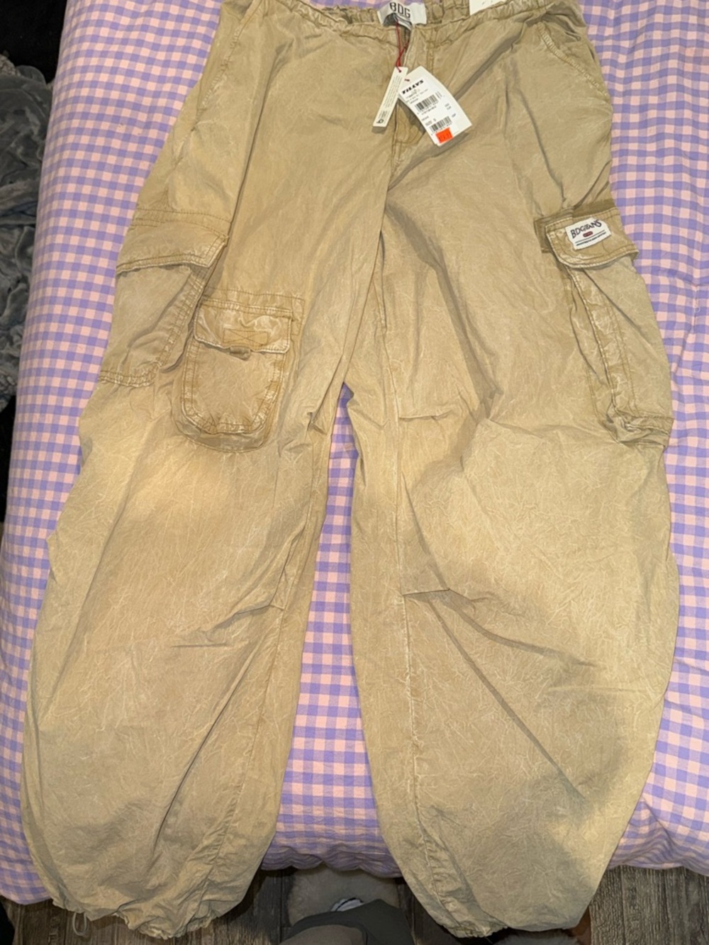 Tilly's Kids Tan Cargo Jogger Pants